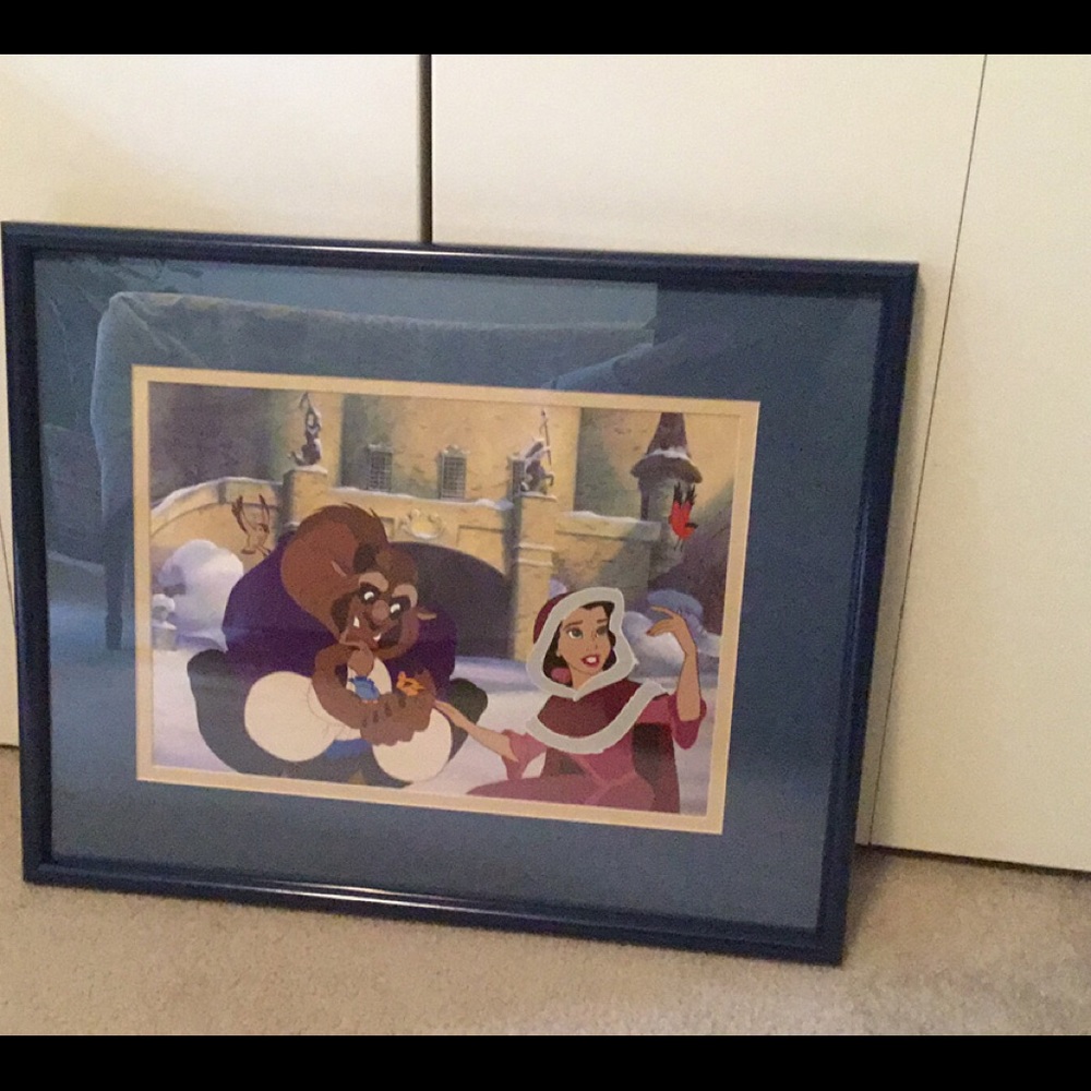 Beauty and the Beast Lithograph